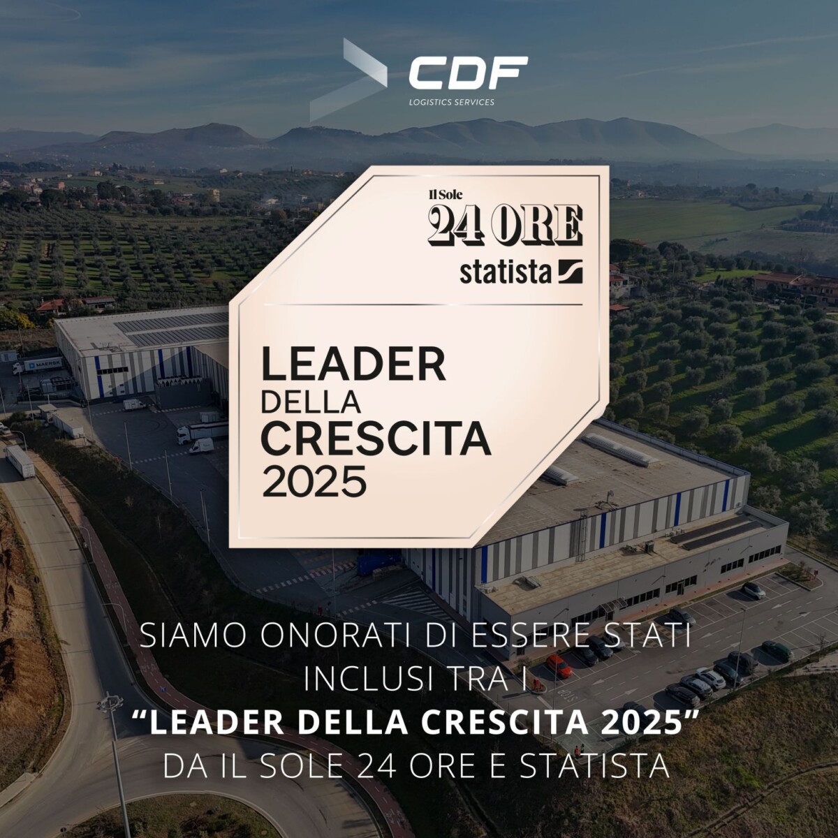 Cdf Logistica Tra Le Aziende Leader Della Crescita Cdf Logistica